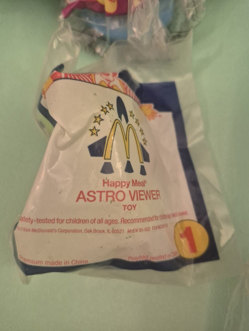 McDonald's Astro Viewer Toy - White, Yellow & Navy